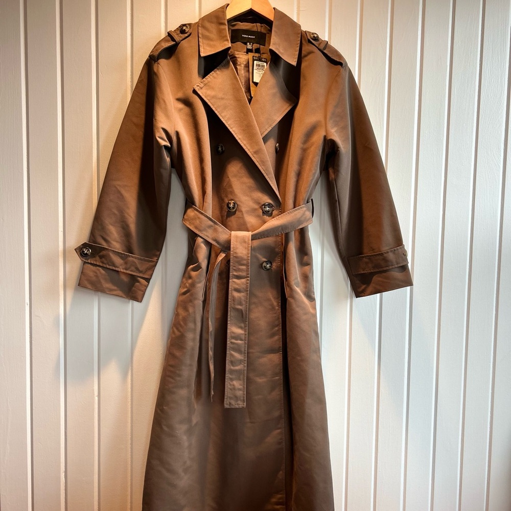 Vero Moda Chocolate Trench Coat